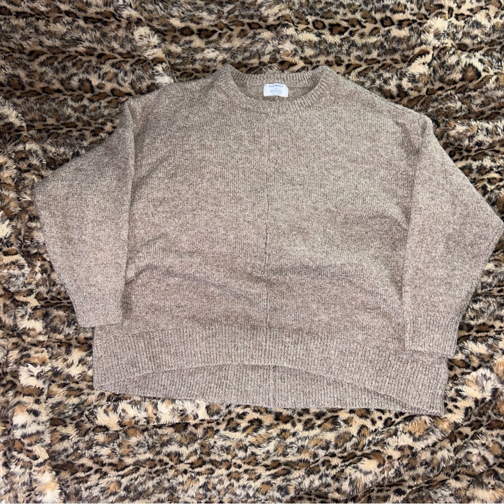 Old Navy Tan Knit Sweater